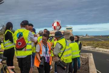  Gando congrega a 65 aficionados a la fotografía aeronáutica (Foto Antonio Rico)